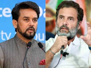 अनुराग ठाकुर ने राहुल गांधी की जाति पर किया हमला, फिर...