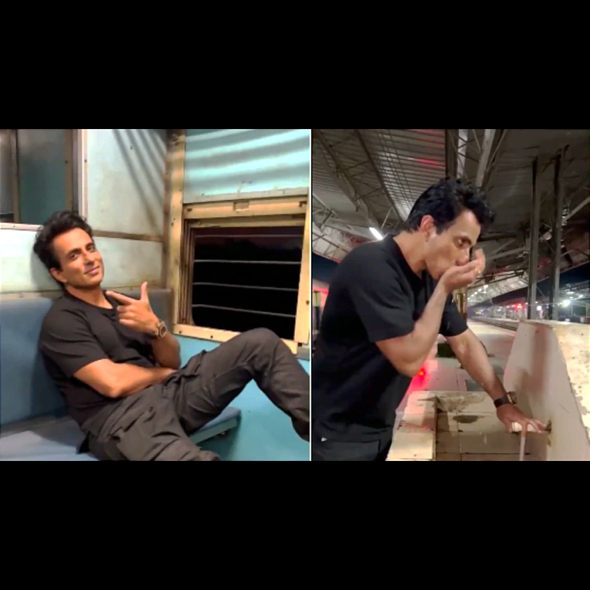 मुंबई लोकल ट्रेन में सफर कर रहे Sonu Sood, स्टेशन के पानी को बताया सुपरहेल्दी, हो गए ट्रोल …